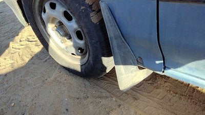 1989 Honda Civic Driver Left Front Mud Flap Rock Guard Oem