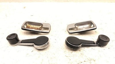 1971 Nissan 240Z Window Crank Inner Door Handle Bezel Pair Set Oem