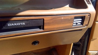 1987-1993 Dodge Dakota Passenger Dash Cup Holder Assembly Oem Slide Out Tan