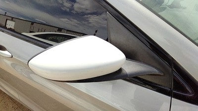 15-17 Chrysler 200 Passenger Right Side Mirror Door Mounted Billet Silver Psc
