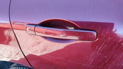 2008 Nissan Rogue Passenger Right Rear Outside Door Handle Back A33 Venom Red