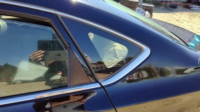 2013-2019 Nissan Sentra Driver Left Rear Quarter Glass Back Side Window Oem