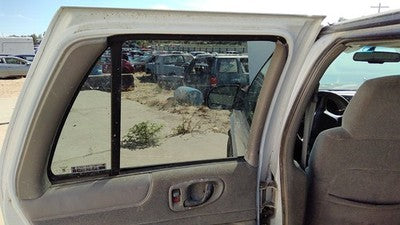 1998-03 S10 Blazer Driver Left Rear Door Trim Panel With Switches Back Gray 92H