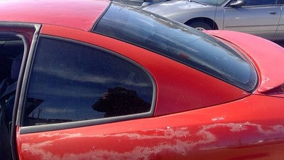 2003 Pontiac Sunfire Driver Left Rear Moulding On Quarter Panel Red Upper Corner