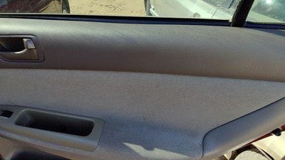 02-04 Camry Passenger Right Rear Door Trim Panel With Switches Back Taupe 43