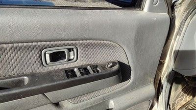 02-04 Nissan Xterra Driver Left Front Door Trim Panel With Master Switch Gray K