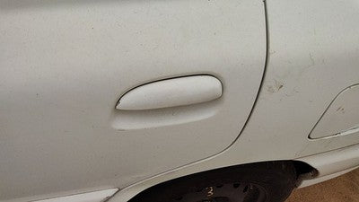 2000-2002 Kia Rio Driver Left Rear Outside Door Handle Oem Back White