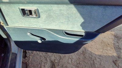 1989 Honda Civic Passenger Right Rear Door Panel Manual Windows Back Blue Sedan