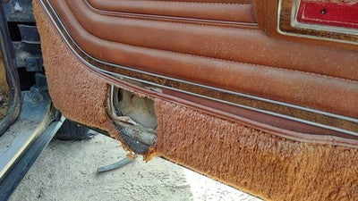 1984 Jeep Grand Wagoneer Passenger Right Front Door Trim Panel With Switches