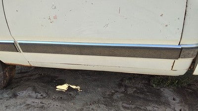1984 Dodge D350 Driver Left Front Moulding From Door Oem Trim Strip