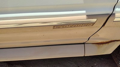 1993 Ford Explorer Passenger Right Front Moulding From Door Oem Trim Strip White
