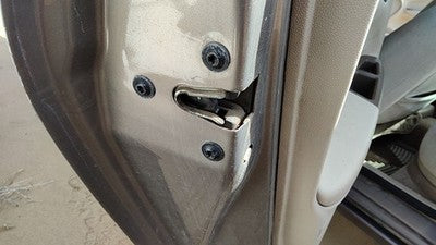 2006-2011 Chevy Impala Driver Left Rear Door Latch With Rods/Cables Oem Back