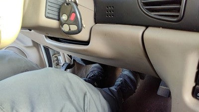 1997-2004 Buick Regal Lower Dash Under Column Knee Bolster Trim Panel Taupe 523