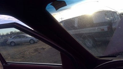 1990 Olds Eighty Eight Driver Left A Pillar Trim Windshield Post Panel Oem Red