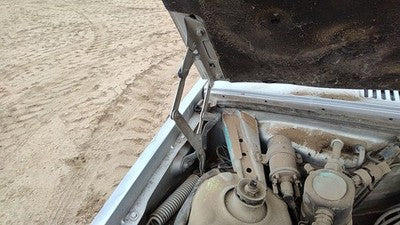 1985-1992 Volvo 740 Passenger Right Hood Hinge Assembly Oem Silver 35286780