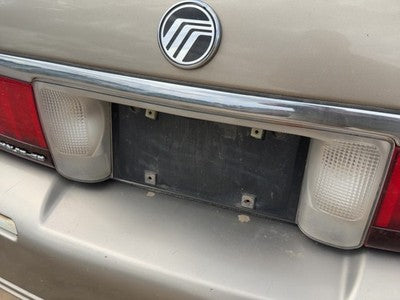 02 Mercury Grand Marquis License Plate Trim Surround Panel Oem Tail Trunk Finish