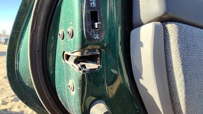 2000-2007 Ford Taurus Driver Left Rear Door Latch With Rods/Cables Oem Back