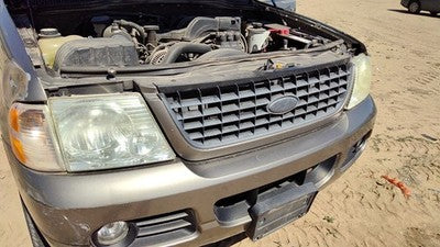 2002-2005 Ford Explorer Complete Header Panel Assembly Grille Headlights Oem