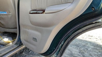 2000 Passport Passenger Right Rear Door Trim Panel With Switches Back Bge Beige