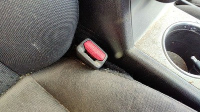 06-11 Fusion Passenger Right Front Seat Belt Buckle Receiver Dw Charcoal Black