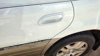 2000-2004 Legacy Outback Driver Left Rear Outside Door Handle Oem Back White 8Y3