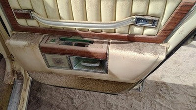 1980 Cadillac Deville Passenger Right Rear Door Trim Panel With Switches Back