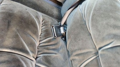 1985 Mercury Grand Marquis Driver Left Front Seat Belt Buckle Receiver Oem Gray