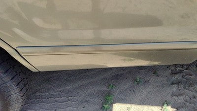 03-05 Explorer Passenger Right Rear Moulding From Door Back Trim Strip Gold Tk