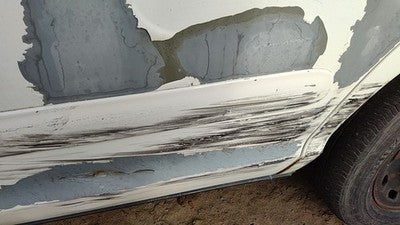 98-08 Ford Crown Vic Driver Left Rear Moulding From Door Back Trim Strip White