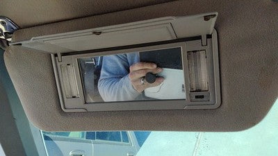 1985 Mercury Grand Marquis Driver Left Sun Visor Oem Gray
