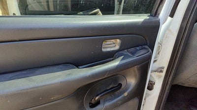 04-06 1500 Hd Driver Left Rear Inside Door Trim Panel Only Back Pewter 69D