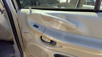 00-02 Expedition Passenger Right Rear Door Trim Panel With Switches Back Tan Fh