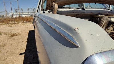 1984 Dodge D350 Passenger Right Chrome Moulding From Fender Oem Trim Strip