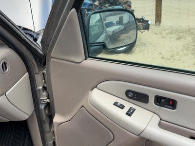 01-02 Chevy Suburban Passenger Right Front Door Trim Panel With Switches Tan 52I