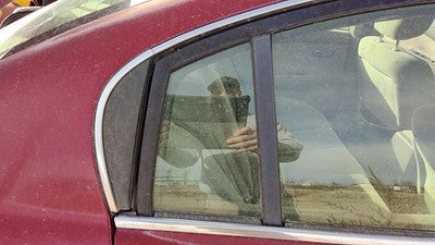 02-06 Nissan Altima Passenger Right Rear Vent Window Back Door Glass With Frame