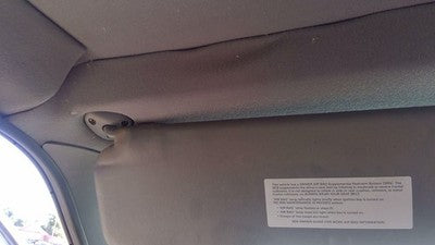 1993 Ford Van E150 Driver Left Sun Visor Oem Gray