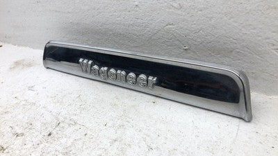 1984 Jeep Grand Wagoneer License Plate Trim Chrome Panel Oem Tail Gate Finish