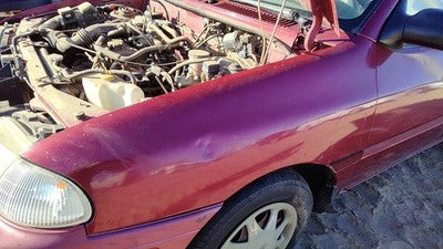 1994-1997 Ford Aspire Driver Left Front Fender Oem E5 Red Hail F4bz16005a