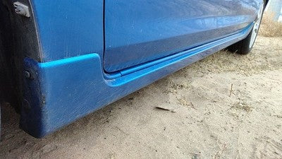 04-06 3 Driver Left Lower Rocker Panel Moulding Side Skirt 27B Winning Blue