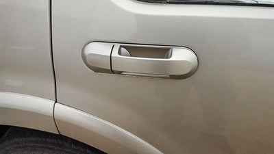03-05 Lincoln Aviator Passenger Right Rear Outside Door Handle Back Silver Jp