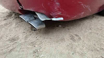 2001 Cadillac Eldorado Passenger Right Rear Muffler With Exhaust Tip Oem