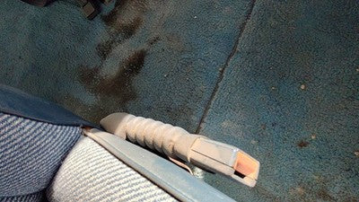 1995 Gmc Van 3500 Passenger Right Front Seat Belt Buckle Receiver Oem Blue