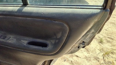 97 Suzuki Sidekick Passenger Right Rear Door Trim Panel With Switches Back Gray