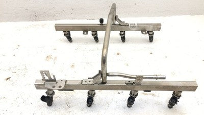 2010-2014 Chevy Tahoe Complete Fuel Rail With Injectors Set Loaded Oem 5.3l