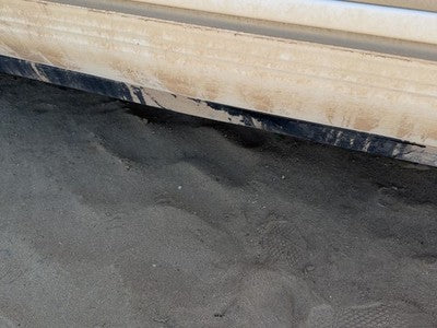1994 Lincoln Town Car Driver Left Lower Rocker Panel Moulding Side Skirt Oem