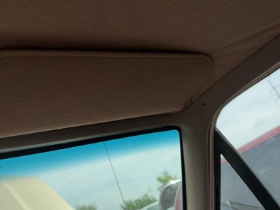 87-97 Ford F250 Passenger Right Sun Visor Oem Brown Rk