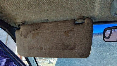1995 Nissan Pathfinder Driver Left Sun Visor Oem Blue