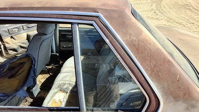 82-88 Oldsmobile Firenza Driver Left Rear Vent Window Back Door Glass With Frame