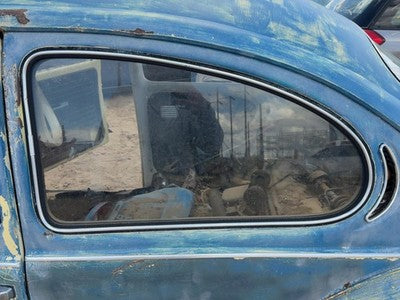 1971 Vw Super Beetle Driver Left Rear Quarter Glass Back Side Window Oem