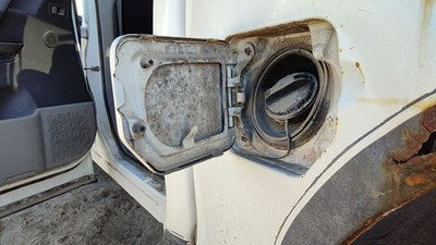 2004-2015 Nissan Titan Fuel Tank Door With Hinge Gas Lid Oem Filler Q10 White